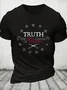 Cotton Truth Is The First Crew Neck Casual Loose T-Shirt