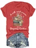 Bookshelf A Well Read Woman Is A Dangerous Creature Book Lovers Simple Loose T-Shirt